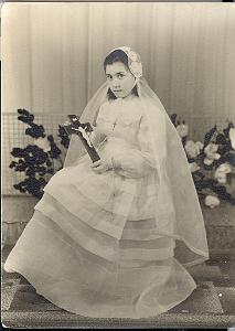 COMMUNIONS ORAN 1956 EVELYNE CHABBERT